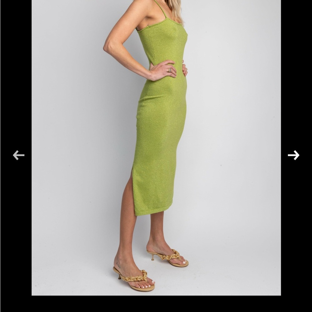 Resa green tank dress